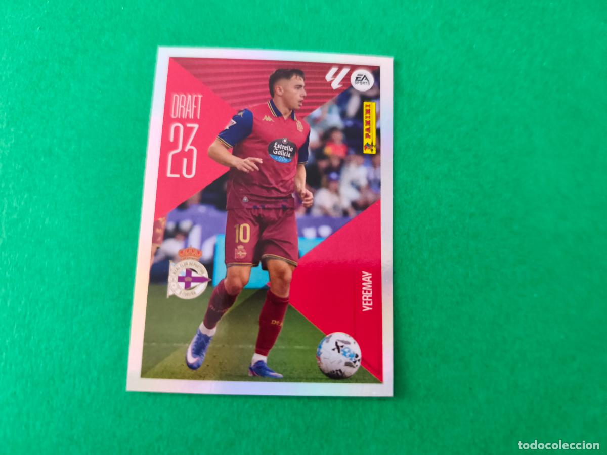 Cromos de f&uacute;tbol: CROMO FUTBOL YEREMAY R.C.D.CORU&Ntilde;A SIN PEGAR N&ordm; 23 DRAFT 23 LIGA ESTE 2026-2027/26-27
