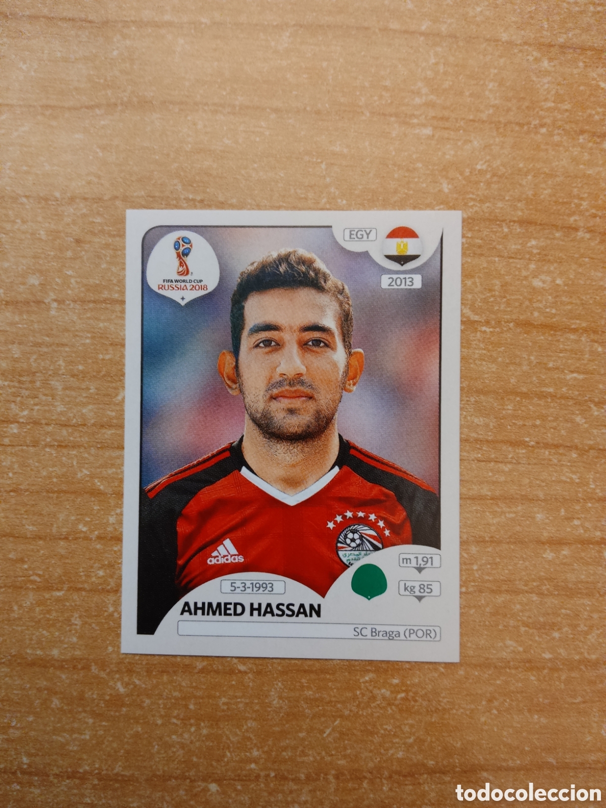 Cromos de f&uacute;tbol: 89 AHMED HASSAN EGIPTO MUNDIAL 2018 RUSSIA