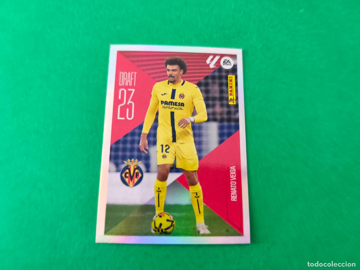 Cromos de f&uacute;tbol: CROMO FUTBOL RENATO VEIGA VILLARREAL C.F. SIN PEGAR N&ordm; 20 DRAFT 23 LIGA ESTE 2026-2027/26-27