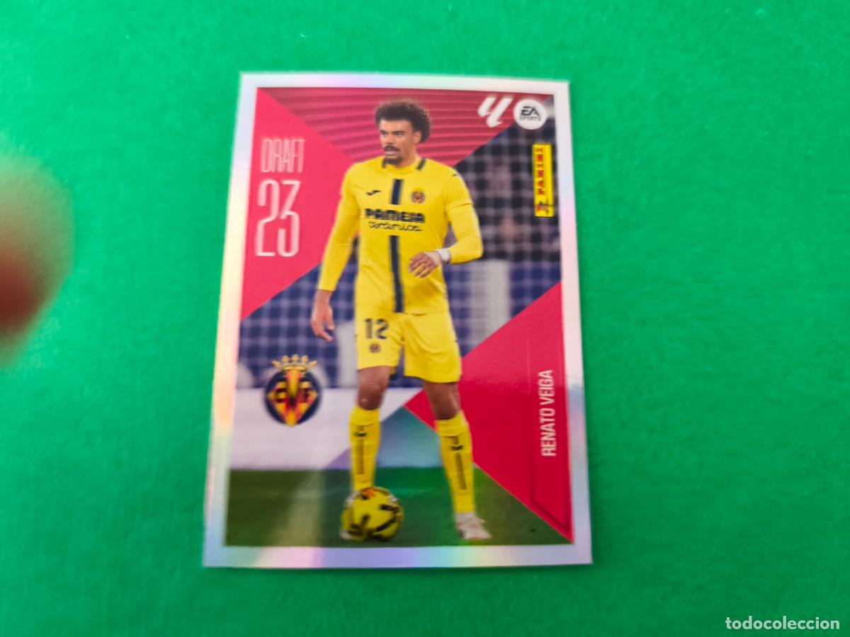 Cromos de f&uacute;tbol: CROMO FUTBOL RENATO VEIGA VILLARREAL C.F. SIN PEGAR N&ordm; 20 DRAFT 23 LIGA ESTE 2026-2027/26-27
