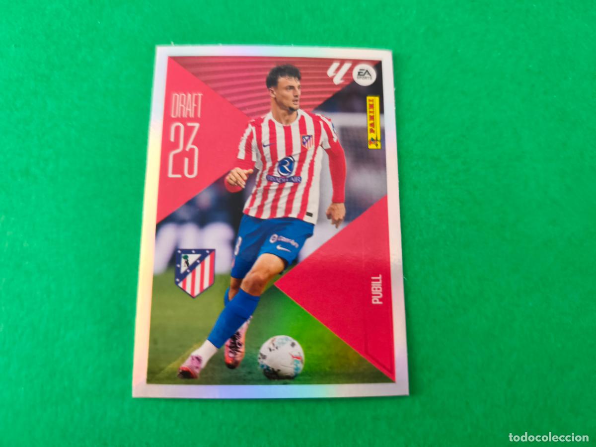 Cromos de f&uacute;tbol: CROMO FUTBOL PUBILL ATLETICO DE MADRID SIN PEGAR N&ordm; 19 DRAFT 23 LIGA ESTE 2026-2027/26-27