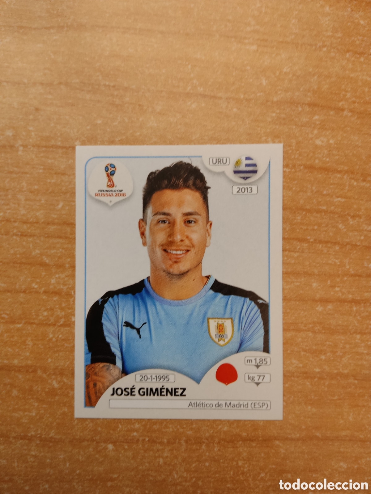 Cromos de f&uacute;tbol: 98 JOSE MARIA GIMENEZ URUGUAY MUNDIAL 2018 RUSSIA