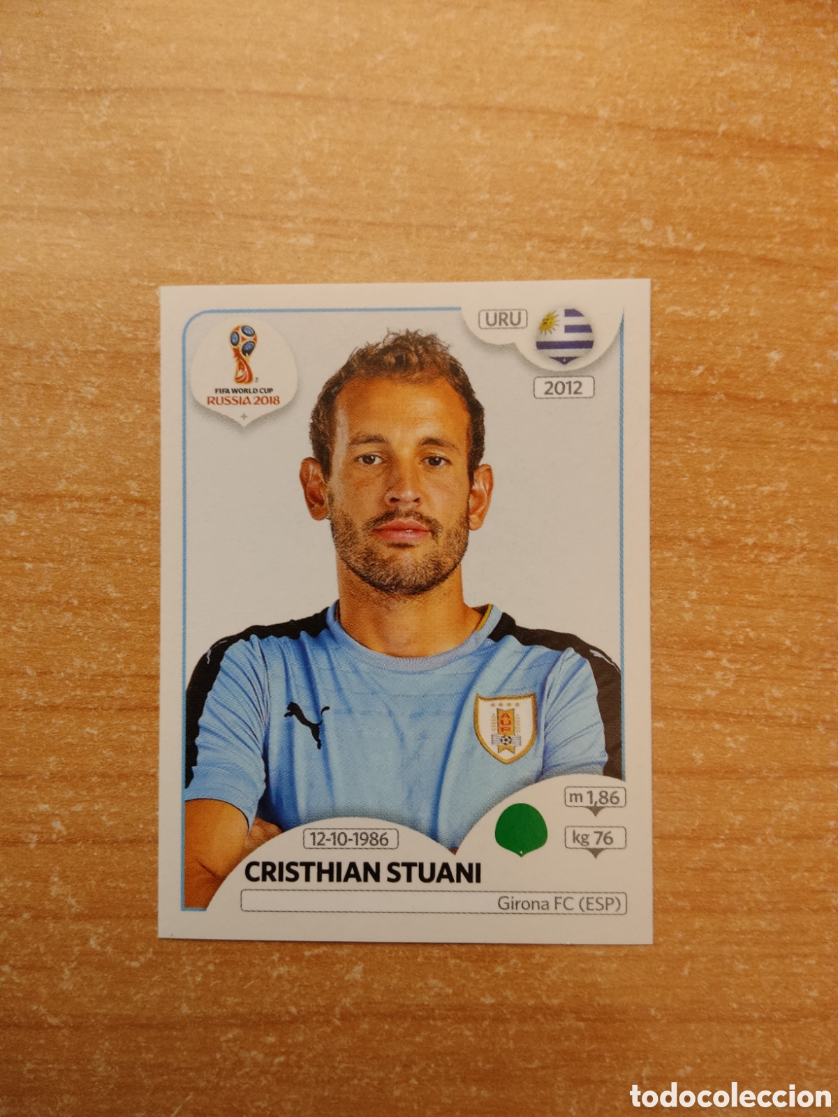 Cromos de f&uacute;tbol: 110 CHRISTIAN STUANI URUGUAY MUNDIAL 2018 RUSSIA