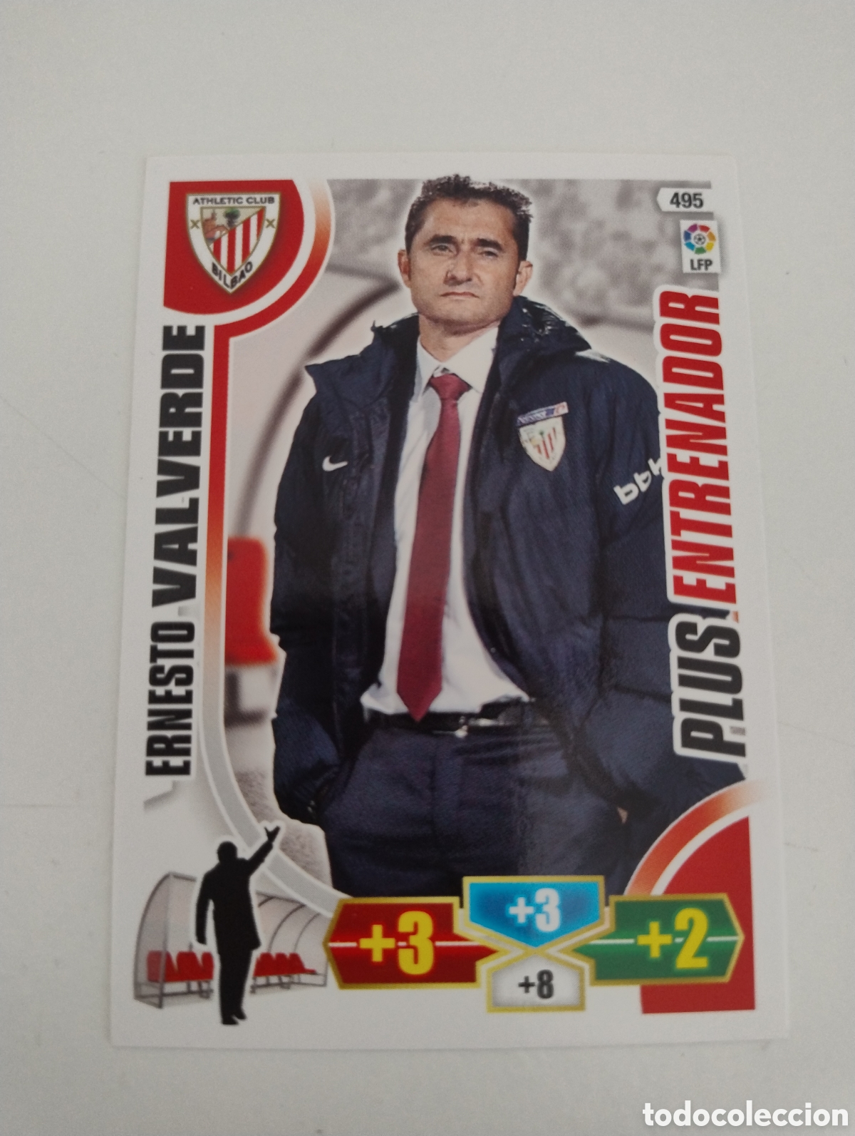 Cromos de f&uacute;tbol: 495 - Valverde - Athletic Bilbao - Adrenalyn XL Liga 2013 - 2014 Plus Entrenador