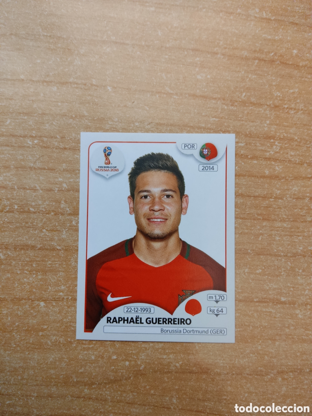 Cromos de f&uacute;tbol: 120 GUERREIRO PORTUGAL MUNDIAL 2018 RUSSIA