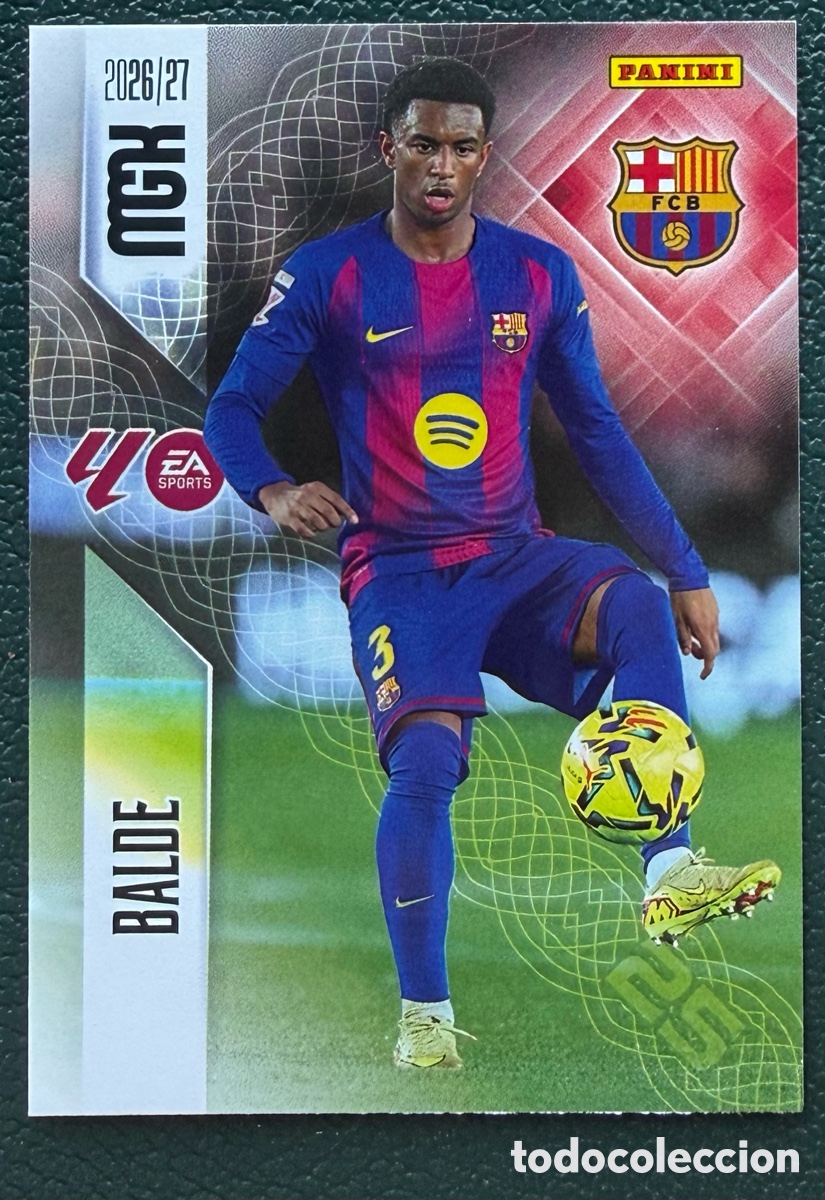 Figurine di Calcio: 81 BALDE FC BARCELONA FICHAS ALBUM MEGACRACKS 2026 2027 MGK 26 27