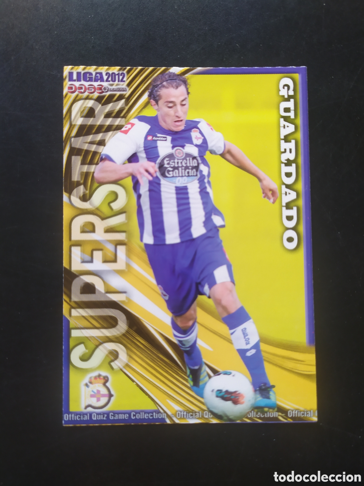 Cromos de f&uacute;tbol: Mundicromo fichas Liga 2011 2012 11 12 Guardado superstar mate n&deg; 732 Deportivo Coru&ntilde;a