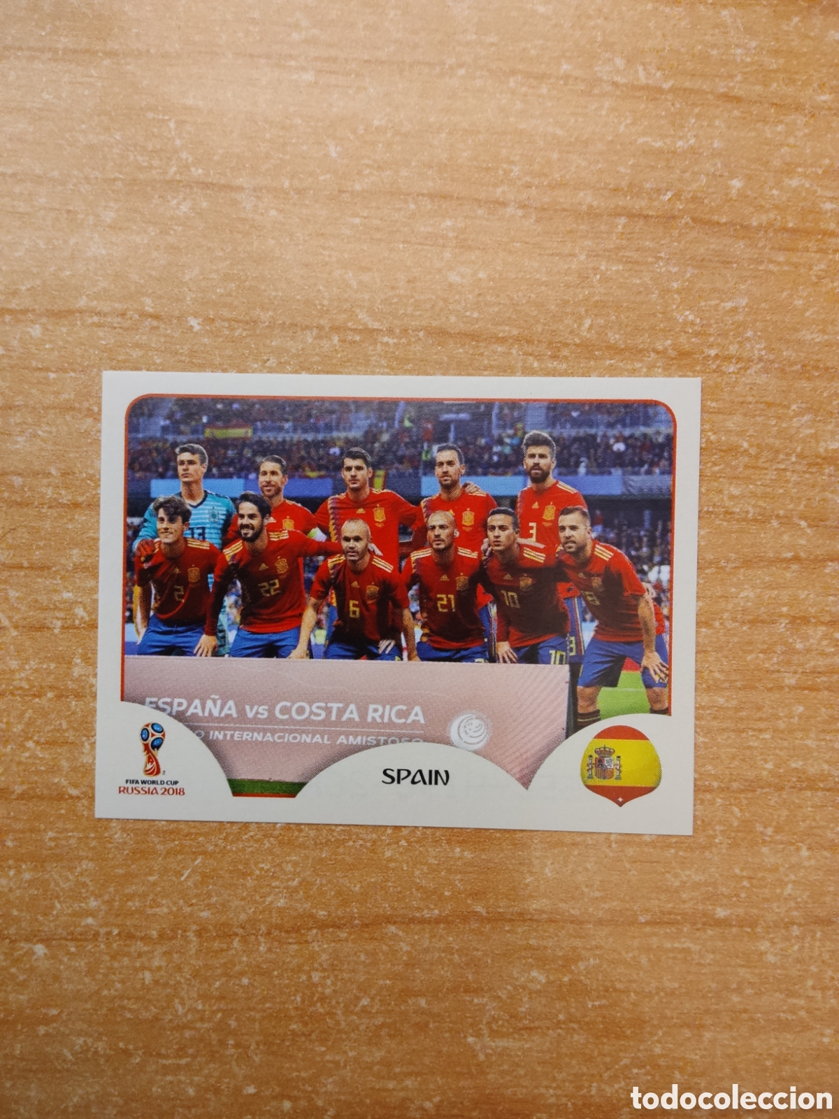 Cromos de f&uacute;tbol: 133 PLANTILLA ESPA&Ntilde;A MUNDIAL 2018 RUSSIA