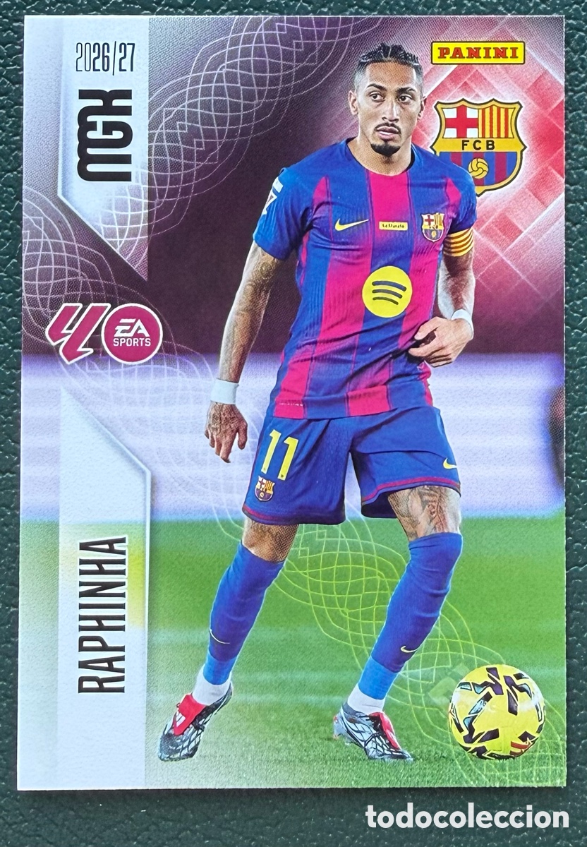 Cromos de Futebol: 88 RAPHINHA FC BARCELONA FICHAS ALBUM MEGACRACKS 2026 2027 MGK 26 27