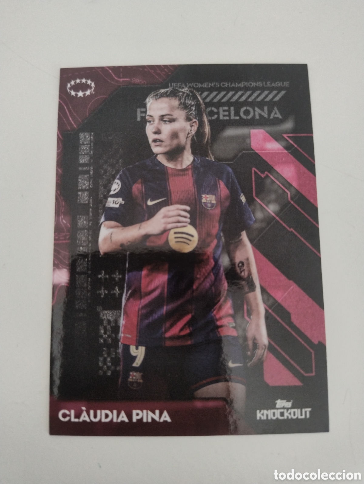Cromos de f&uacute;tbol: Claudia Pina - Barcelona - Topps Knockout 2025 - 2026