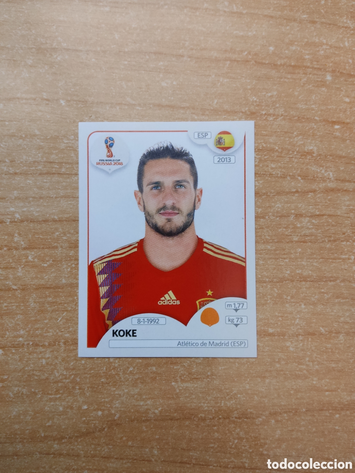 Cromos de f&uacute;tbol: 144 KOKE ESPA&Ntilde;A MUNDIAL 2018 RUSSIA