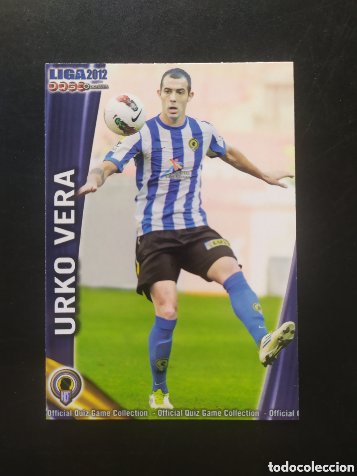 Cromos de f&uacute;tbol: Mundicromo fichas Liga 2011 2012 11 12 Urko Vera n&deg; 750 H&eacute;rcules