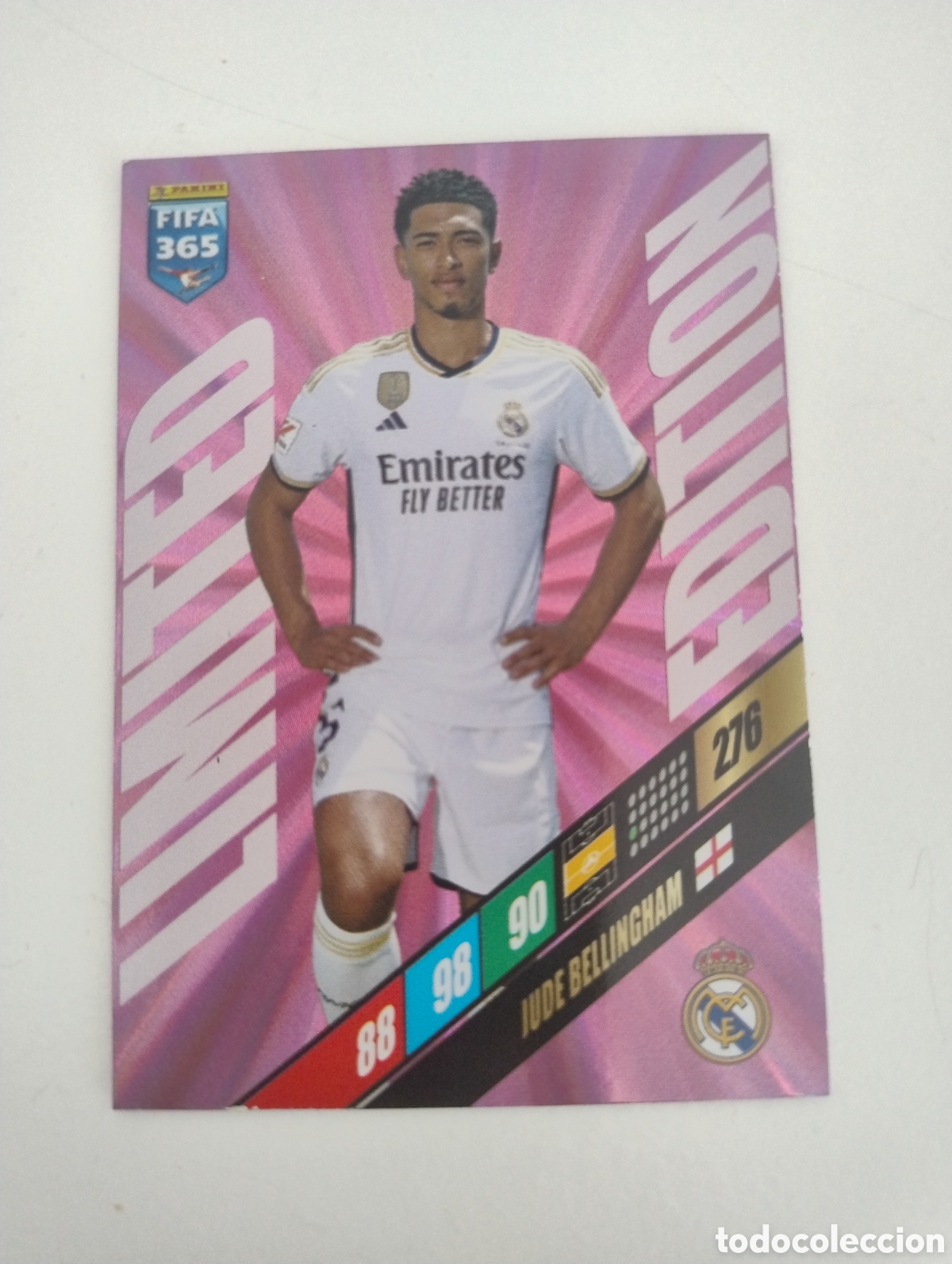 Football Stickers: Bellingham - Real Madrid - Adrenalyn XL FIFA 365 2024 Limited Edition