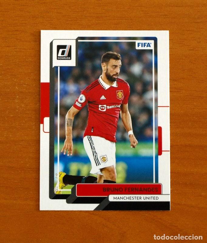 Football Stickers: Manchester United - N&ordm; 163 Bruno Fernandes - D-DONRUSS SOCCER -FIFA -Panini 2022-2023-22-23