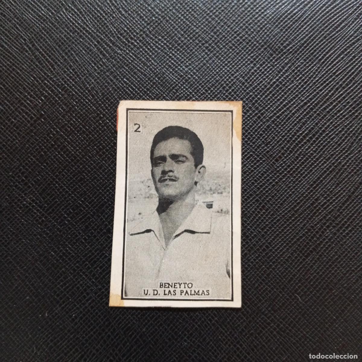 Cromos de f&uacute;tbol: 2 BENEYTO LAS PALMAS GRAFICAS BRASIL 1956 1957 FUTBOL LIGA 56 57 - DESPEGADO - A130 PG118