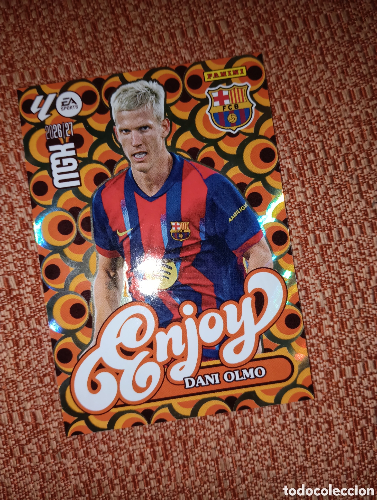 Cromos de f&uacute;tbol: Dani olmo power enjoy barcelona megacracks 26-27