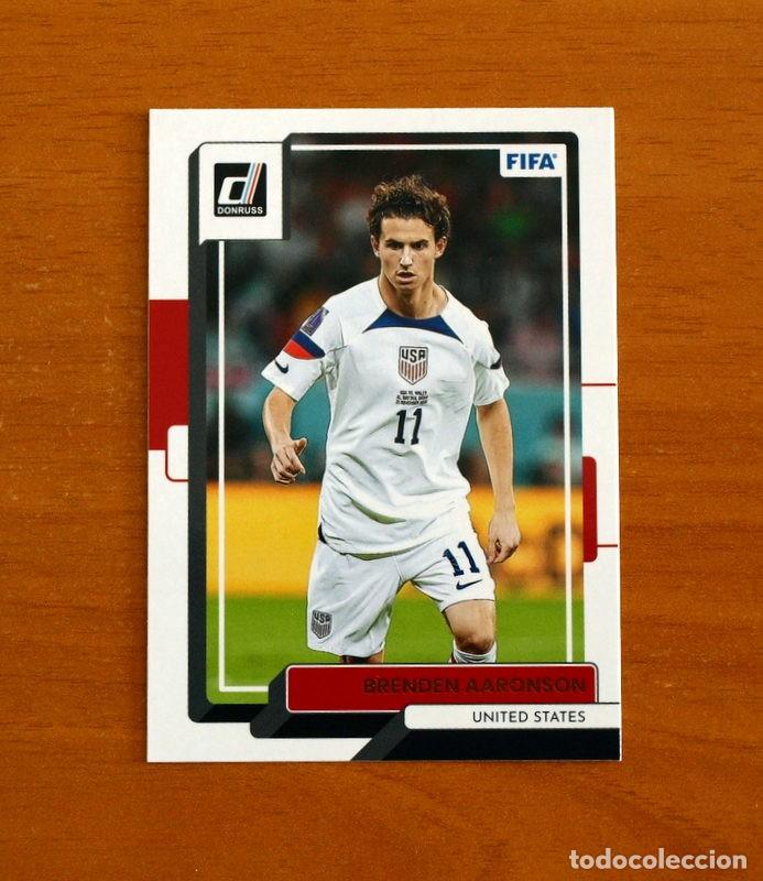 Cromos de f&uacute;tbol: United States-USA - N&ordm; 168 Brenden Aaronson - D-DONRUSS SOCCER -FIFA -Panini 2022-2023-22-23