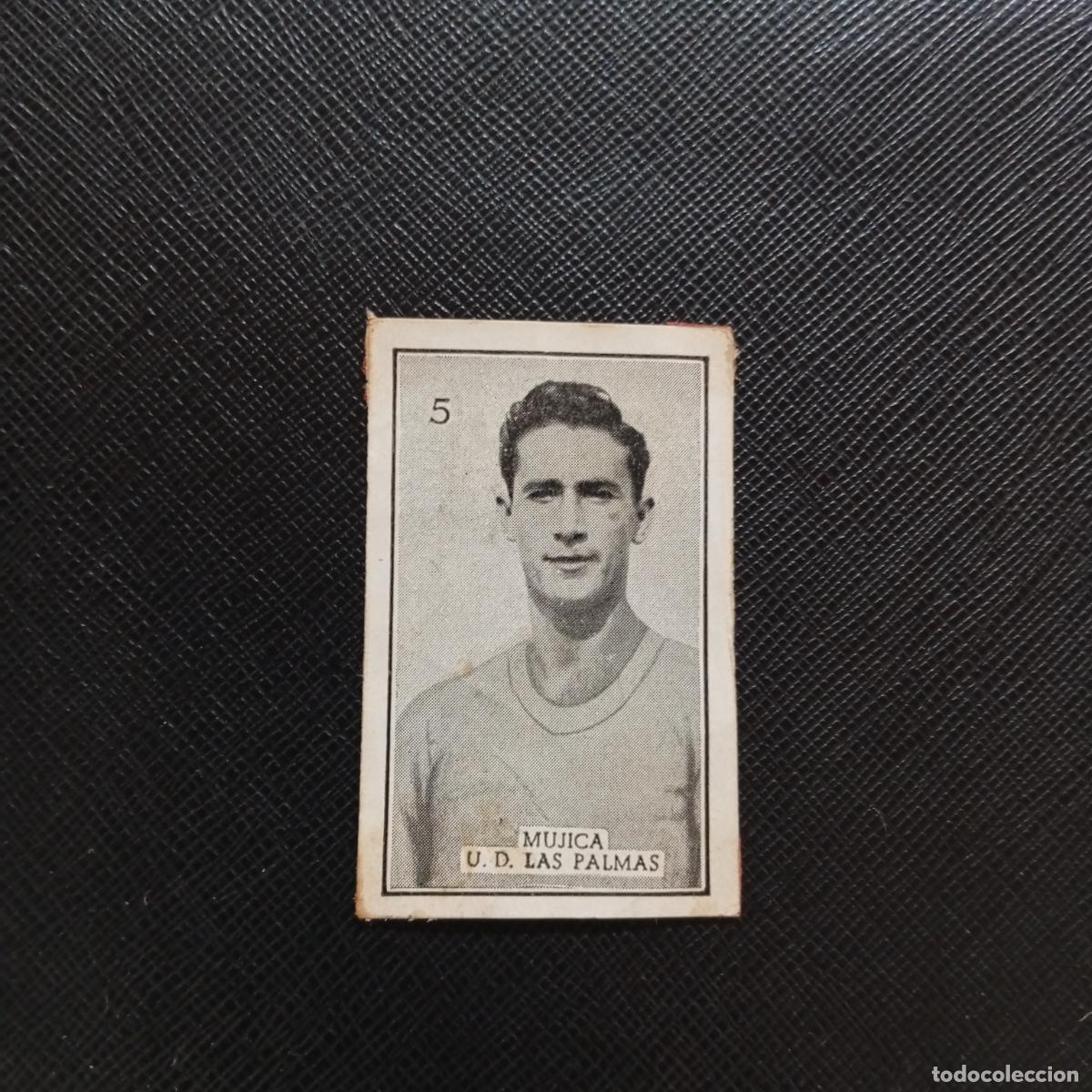 Cromos de f&uacute;tbol: 5 MUJICA LAS PALMAS GRAFICAS BRASIL 1956 1957 FUTBOL LIGA 56 57 - DESPEGADO - A130 PG136