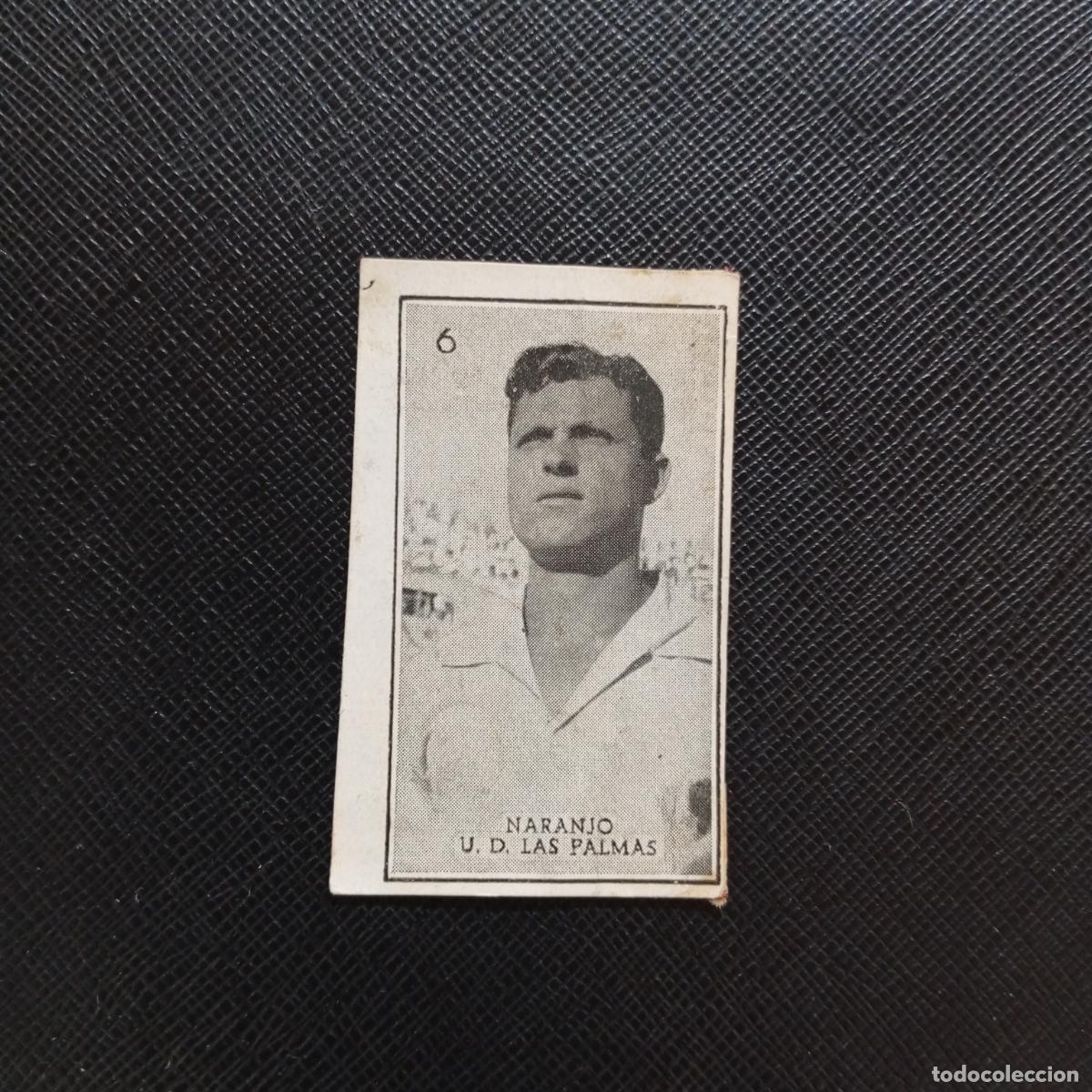 Cromos de f&uacute;tbol: 6 NARANJO LAS PALMAS GRAFICAS BRASIL 1956 1957 FUTBOL LIGA 56 57 - DESPEGADO - A130 PG163