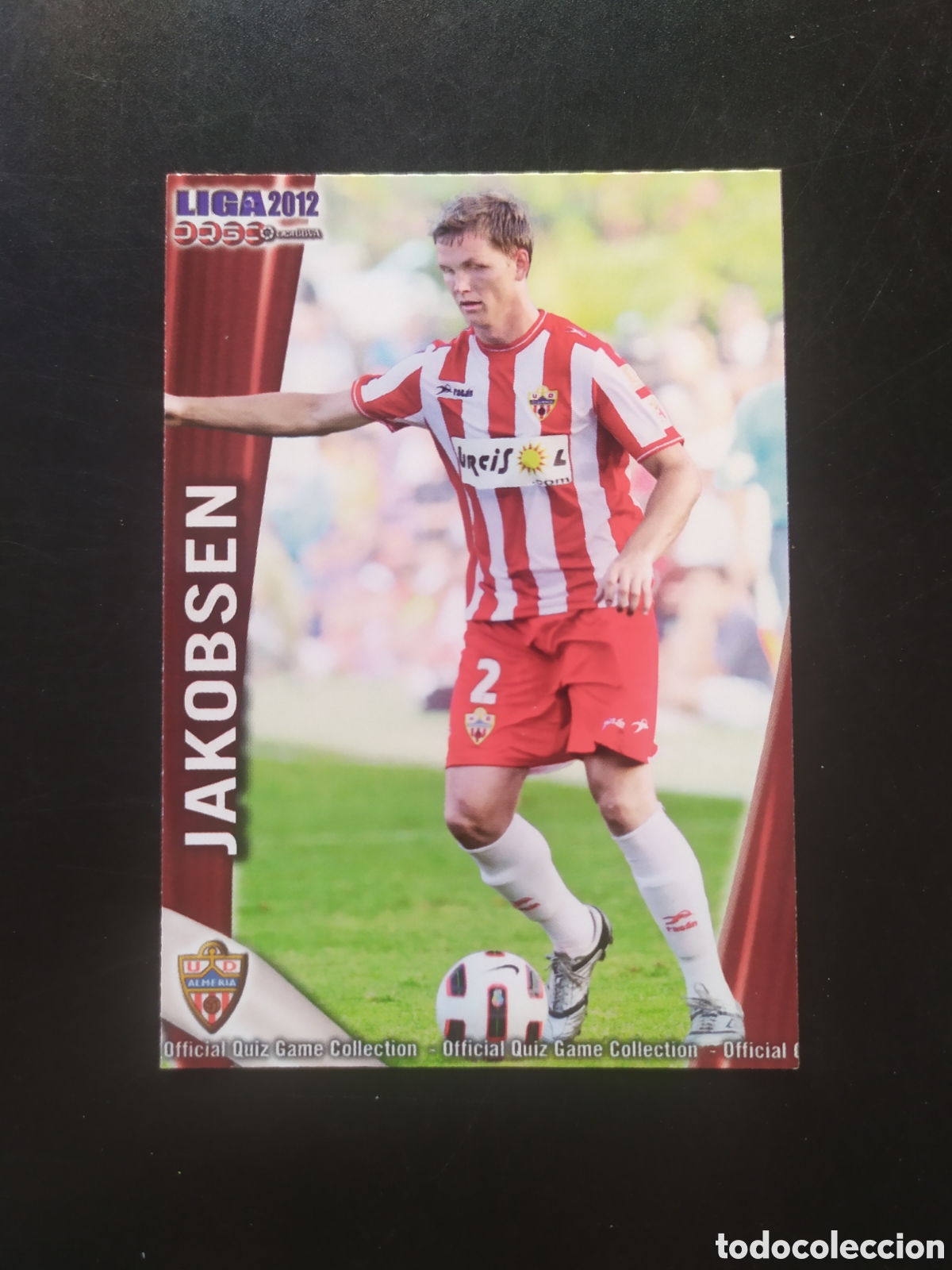 Cromos de f&uacute;tbol: Mundicromo fichas Liga 2011 2012 11 12 Jakobsen n&deg; 758 Almer&iacute;a