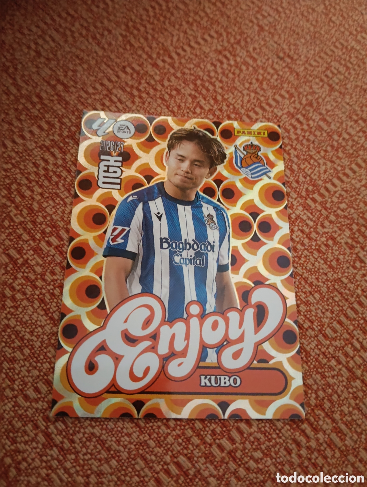 Cromos de f&uacute;tbol: Kubo power enjoy real sociedad megacracks 26-27