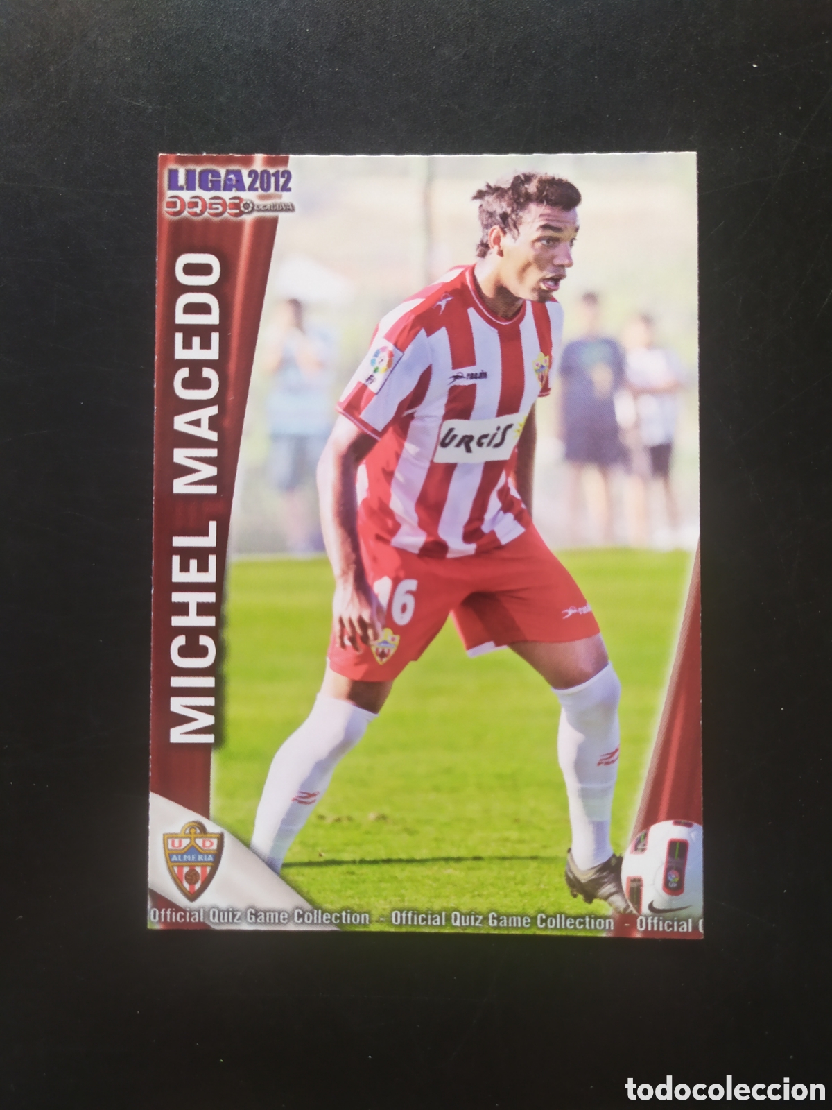 Cromos de f&uacute;tbol: Mundicromo fichas Liga 2011 2012 11 12 Michel Macedo n&deg; 759 Almer&iacute;a