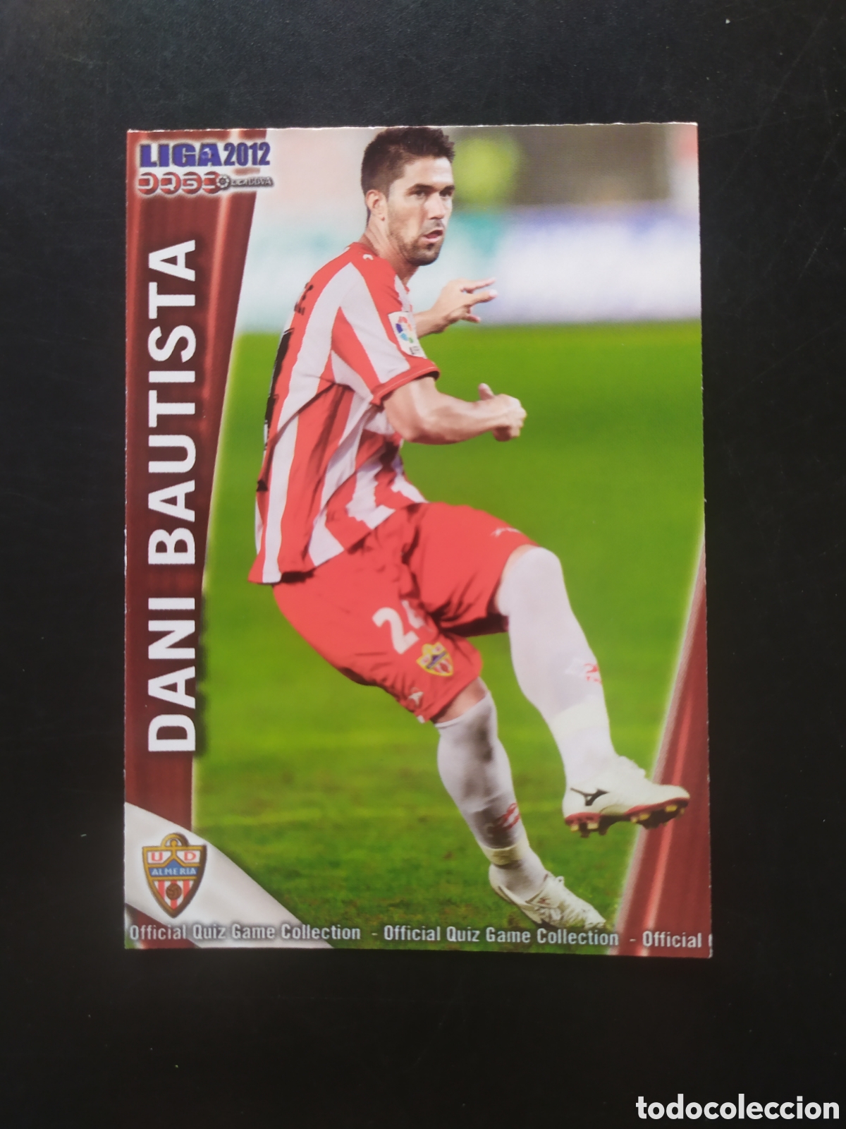 Cromos de f&uacute;tbol: Mundicromo fichas Liga 2011 2012 11 12 Dani Bautista n&deg; 762 Almer&iacute;a