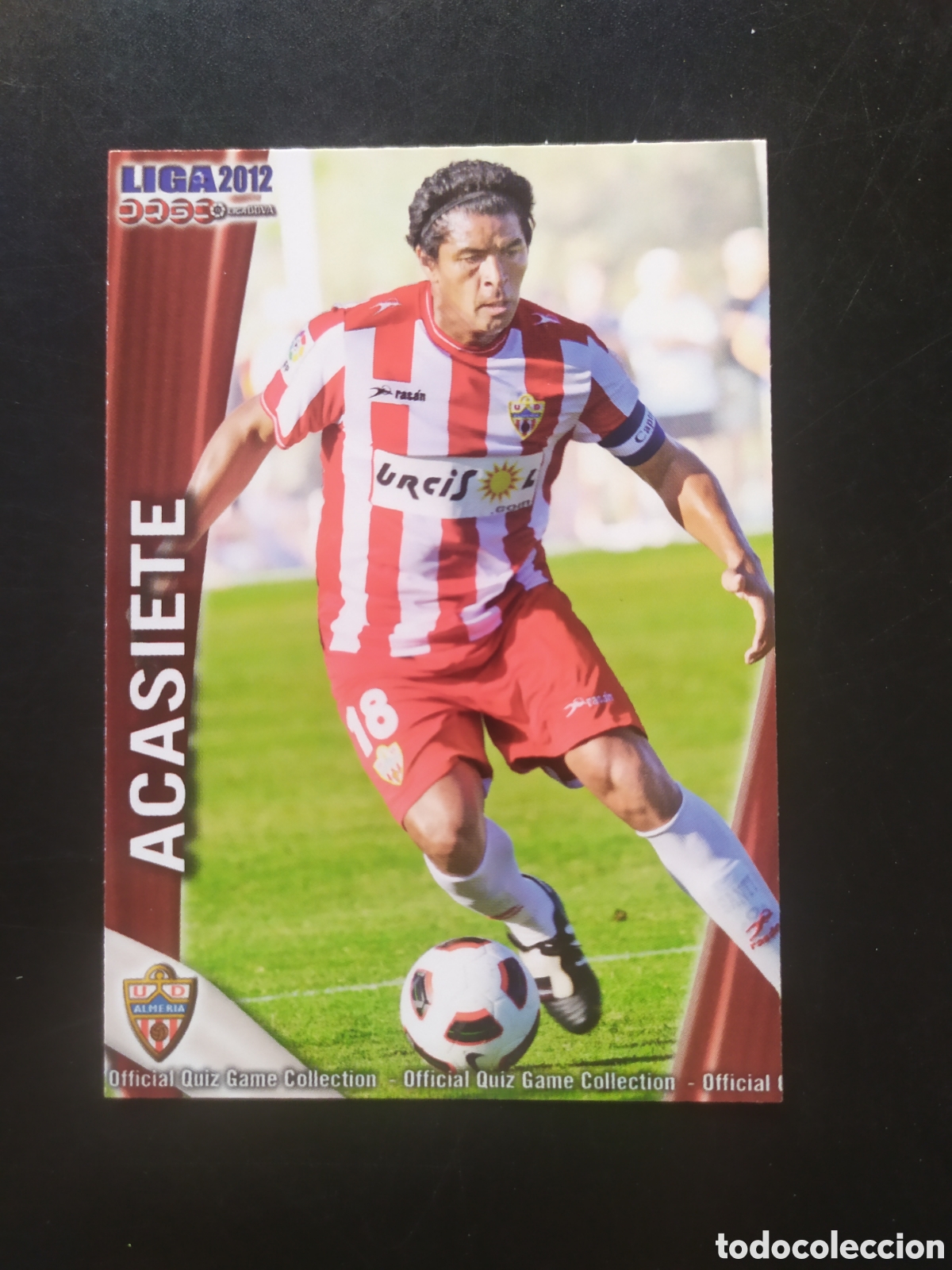 Cromos de f&uacute;tbol: Mundicromo fichas Liga 2011 2012 11 12 Acasiete n&deg; 763 Almer&iacute;a