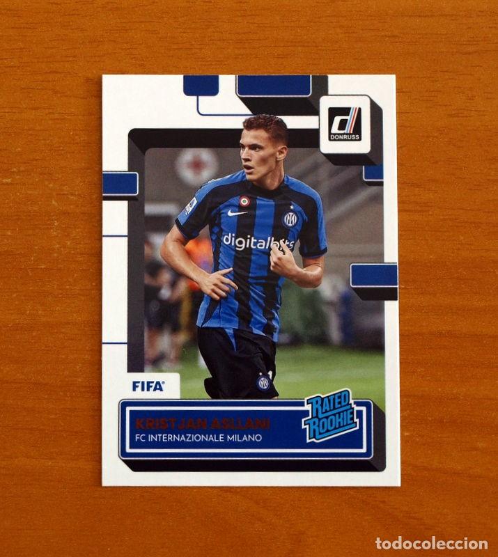 Cromos de f&uacute;tbol: Inter de Mil&aacute;n -N&ordm; 180 Kristjan Asllani -Rated Rookie- D-DONRUSS SOCCER -FIFA-Panini 2022-2023-22-23