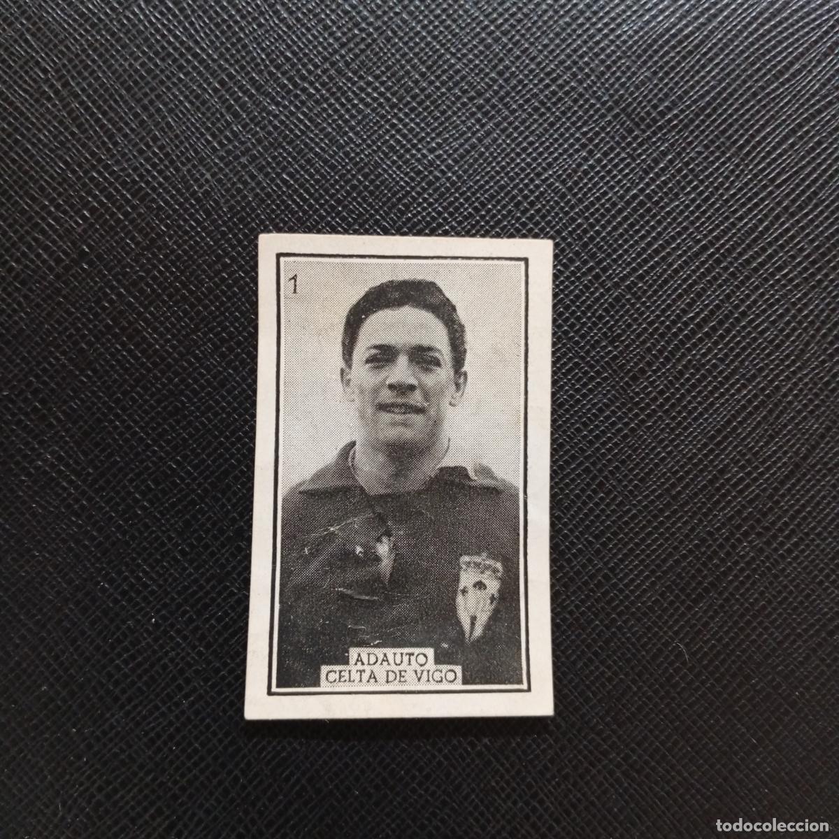 Cromos de f&uacute;tbol: 1 ADAUTO CELTA GRAFICAS BRASIL 1956 1957 FUTBOL LIGA 56 57 - DESPEGADO - A130 PG262