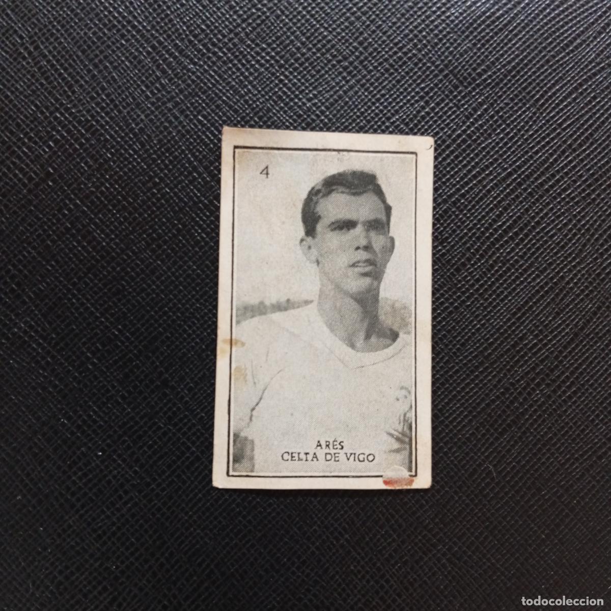Cromos de f&uacute;tbol: 4 ARES CELTA GRAFICAS BRASIL 1956 1957 FUTBOL LIGA 56 57 - DESPEGADO - A130 PG298