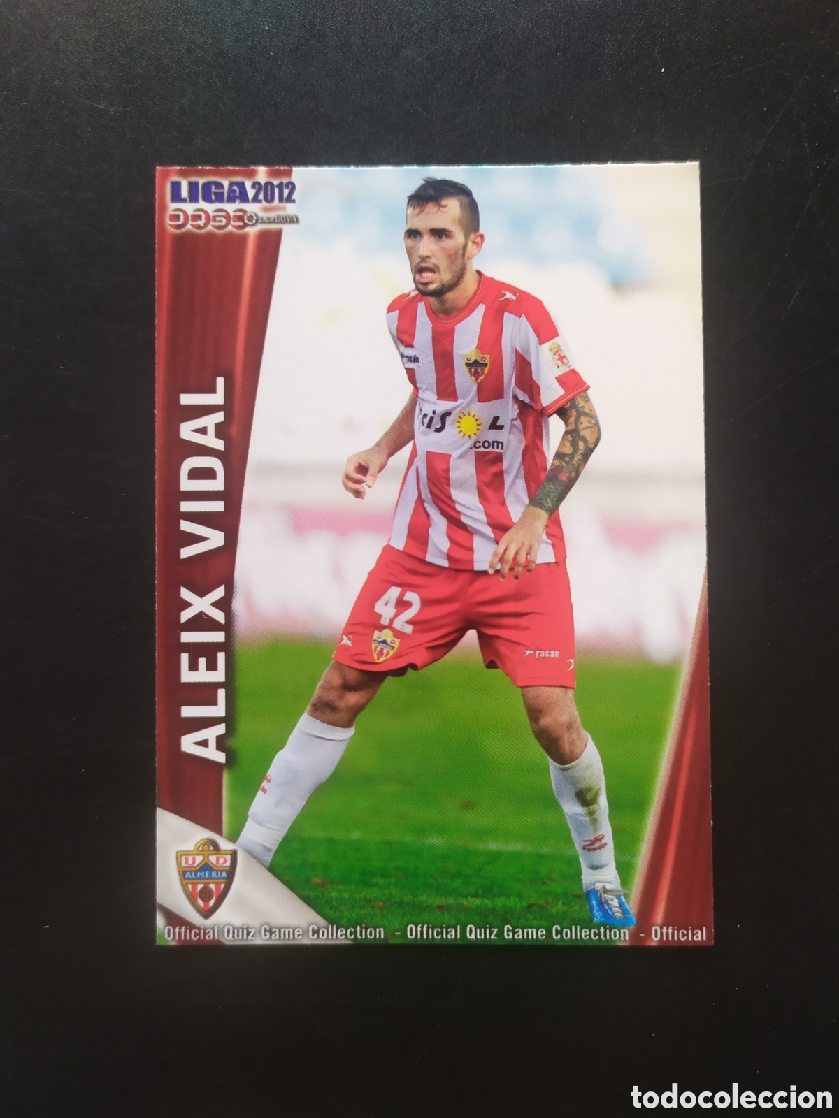 Cromos de f&uacute;tbol: Mundicromo fichas Liga 2011 2012 11 12 Aleix Vidal n&deg; 769 Almer&iacute;a