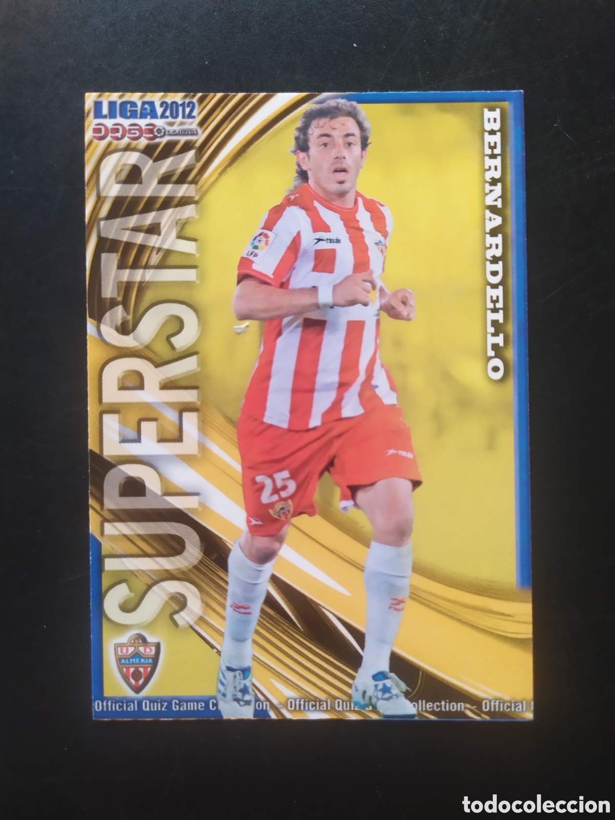 Cromos de f&uacute;tbol: Mundicromo fichas Liga 2011 2012 11 12 Bernardello superstar mate n&deg; 774 Almer&iacute;a