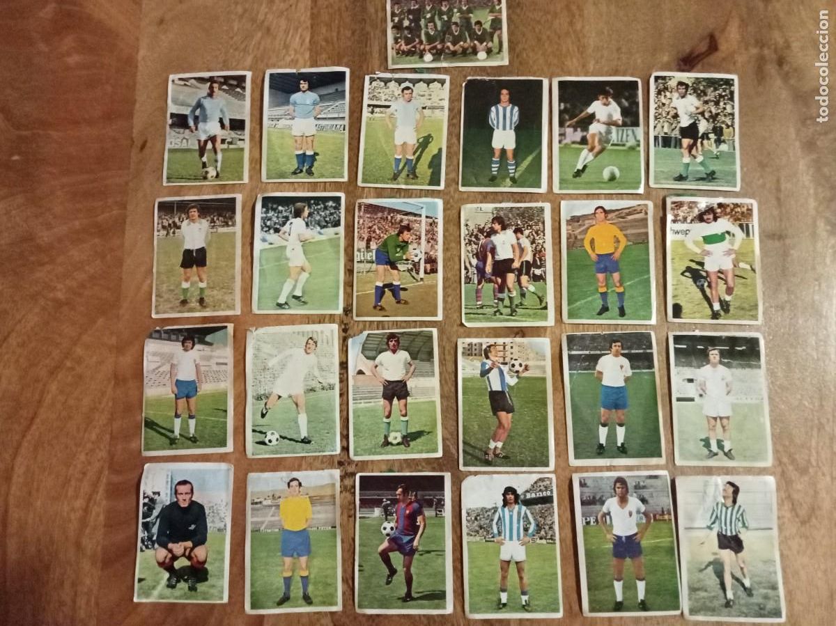 Cromos de f&uacute;tbol: LOTE DE 25 CROMOS Campeonato Liga 1975 1976 Fher