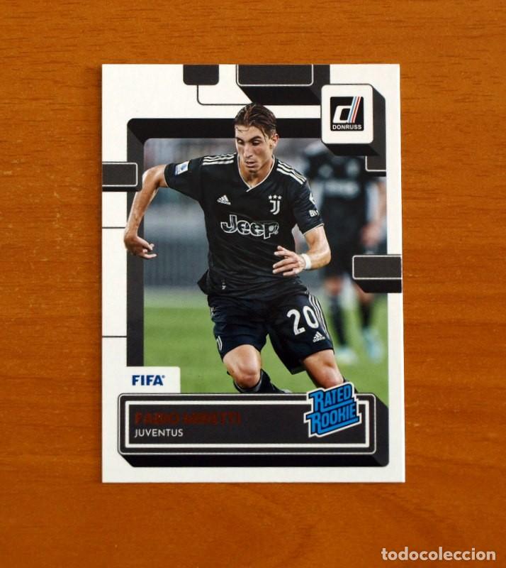 Cromos de f&uacute;tbol: Juventus -N&ordm; 196 Fabio Miretti -Rated Rookie- D-DONRUSS SOCCER -FIFA-Panini 2022-2023-22-23