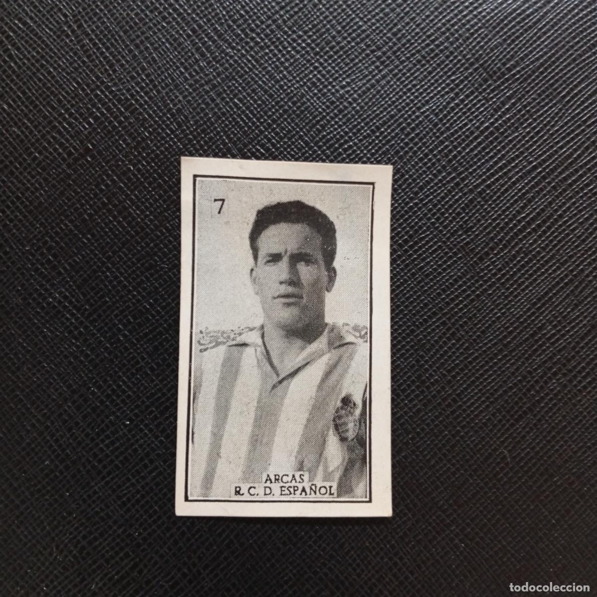 Cromos de f&uacute;tbol: 7 ARCAS ESPA&Ntilde;OL GRAFICAS BRASIL 1956 1957 FUTBOL LIGA 56 57 - DESPEGADO - A130 PG370