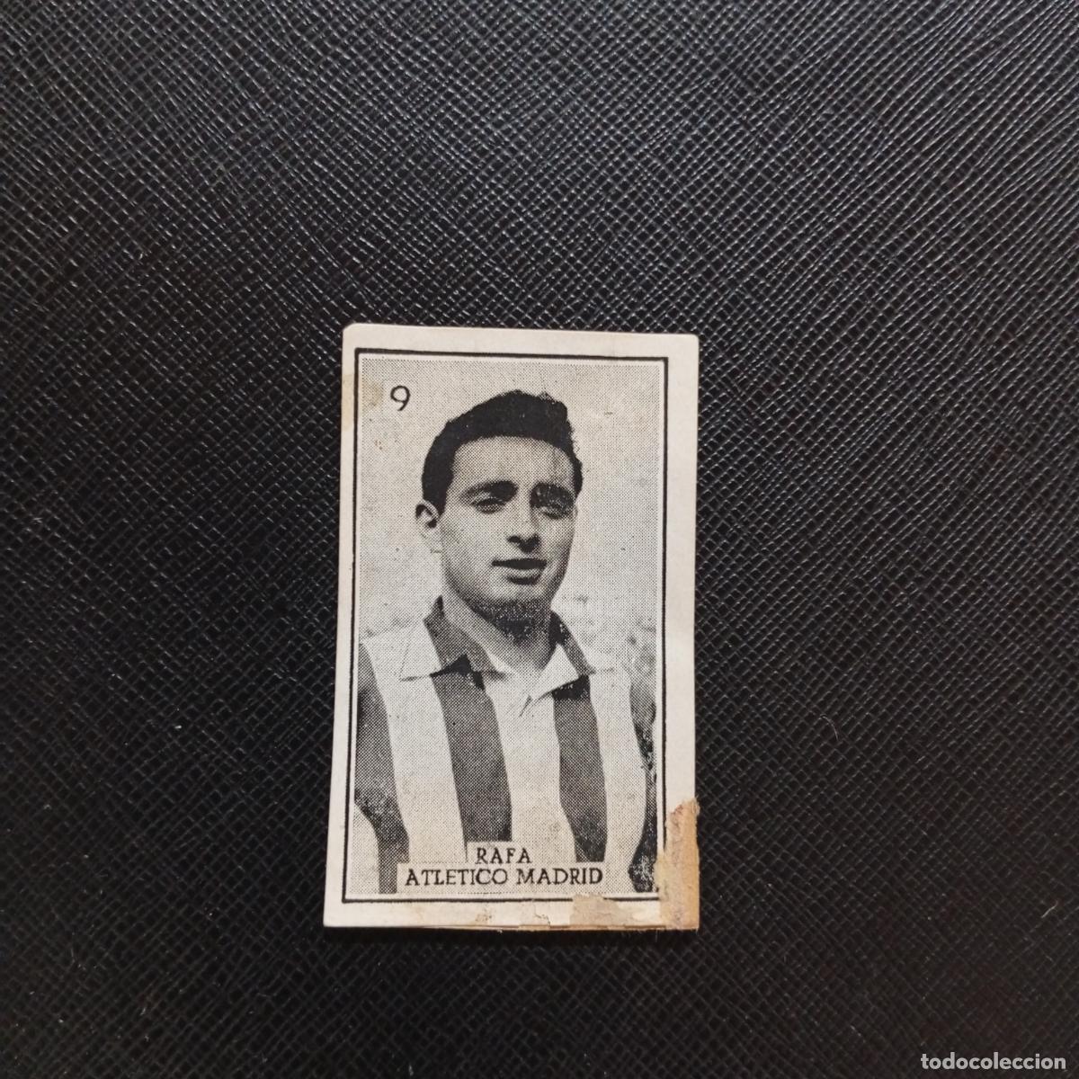 Cromos de f&uacute;tbol: 9 RAFA AT MADRID GRAFICAS BRASIL 1956 1957 FUTBOL LIGA 56 57 - DESPEGADO - A130 PG379
