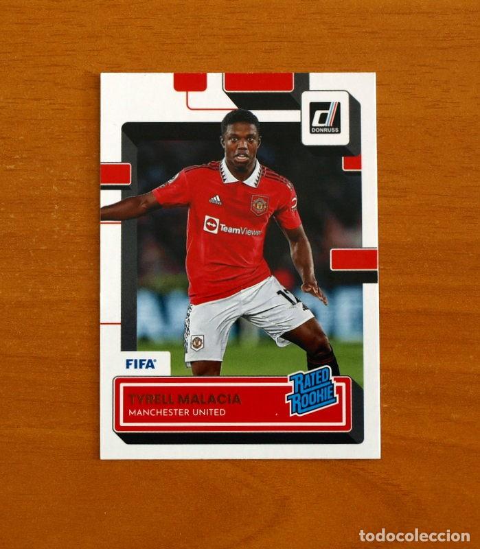 Cromos de f&uacute;tbol: Manchester United -N&ordm; 200 Tyrell Malacia-Rated Rookie- D-DONRUSS SOCCER -FIFA-Panini 2022-2023-22-23