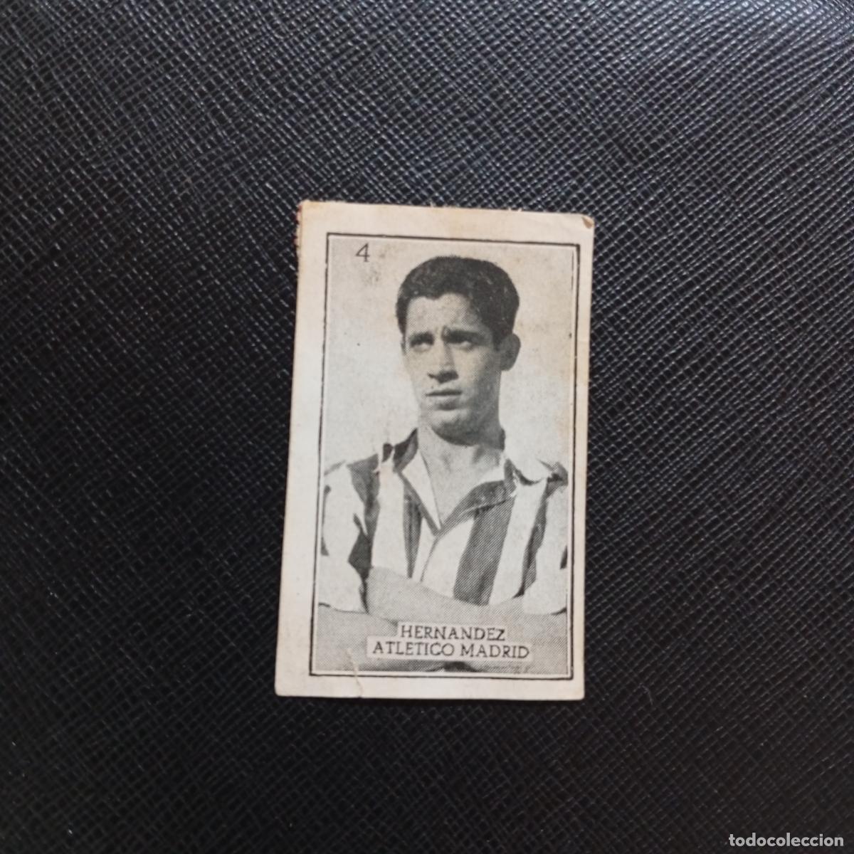 Cromos de f&uacute;tbol: 4 HERNANDEZ AT MADRID GRAFICAS BRASIL 1956 1957 FUTBOL LIGA 56 57 - DESPEGADO - A130 PG433