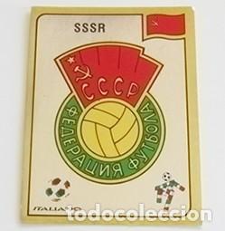 Cromos de f&uacute;tbol: CROMO 133 DE ITALIA 90 PANINI ESCUDO DE LA URSS UNI&Oacute;N SOVI&Eacute;TICA F&Uacute;TBOL MUNDIAL 1990 URSS CCCP RUSIA
