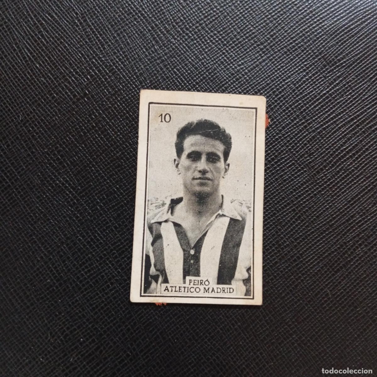 Cromos de f&uacute;tbol: 10 PEIRO AT MADRID GRAFICAS BRASIL 1956 1957 FUTBOL LIGA 56 57 - DESPEGADO - A130 PG496