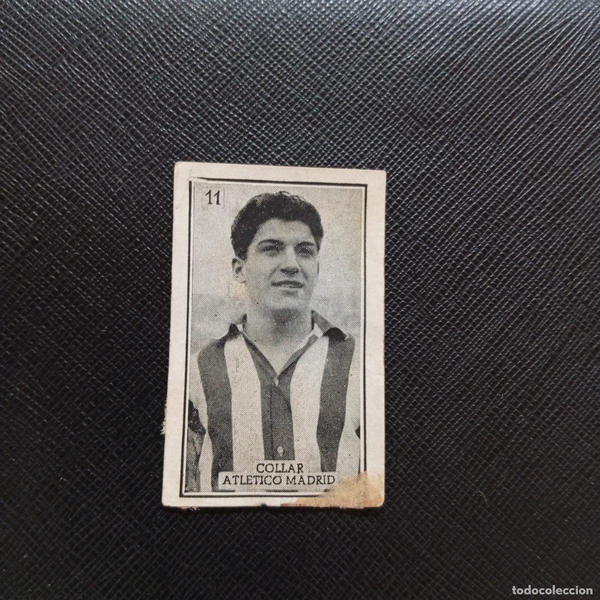 Cromos de f&uacute;tbol: 11 COLLAR AT MADRID GRAFICAS BRASIL 1956 1957 FUTBOL LIGA 56 57 - DESPEGADO - A131 PG1
