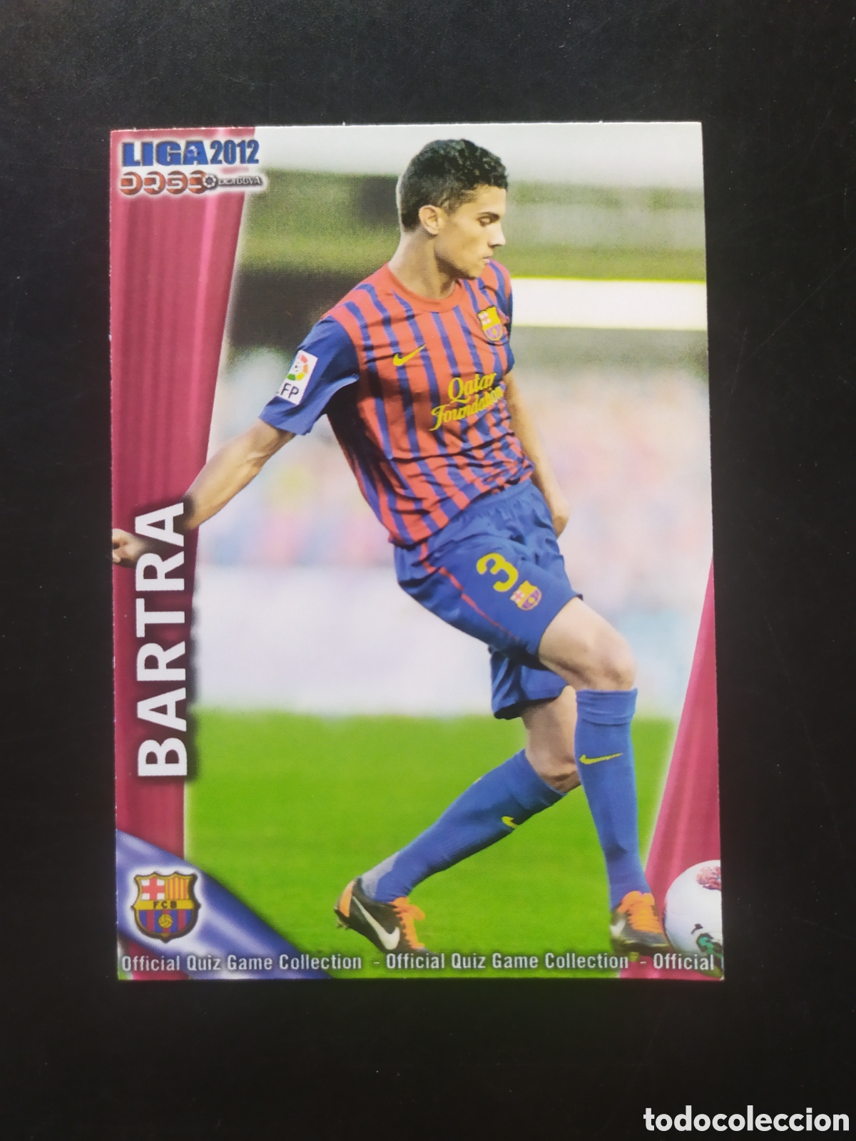 Cromos de f&uacute;tbol: Mundicromo fichas Liga 2011 2012 11 12 Bartra n&deg; 780 Barcelona B