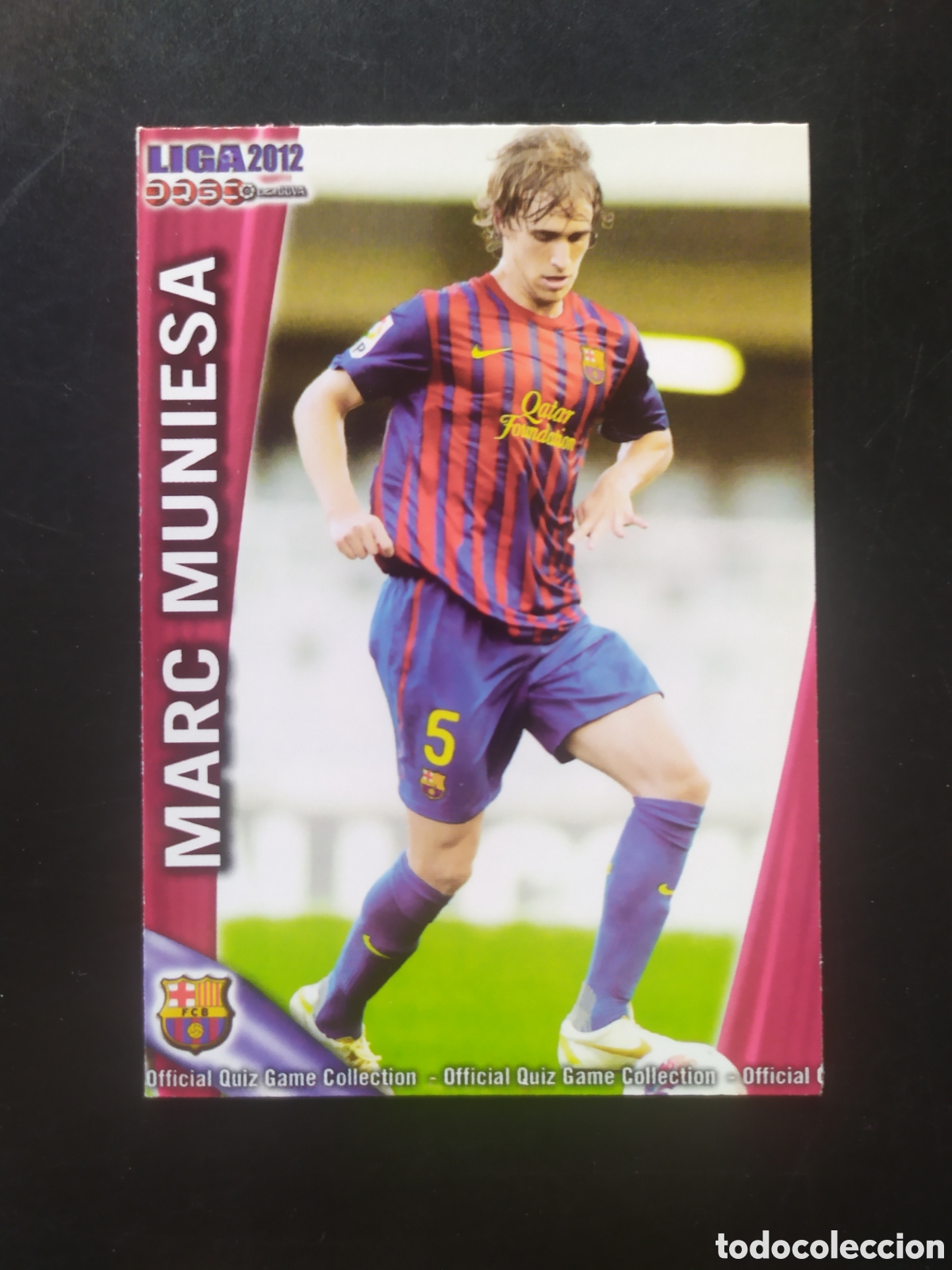 Cromos de f&uacute;tbol: Mundicromo fichas Liga 2011 2012 11 12 Marc Muniesa n&deg; 783 Barcelona B