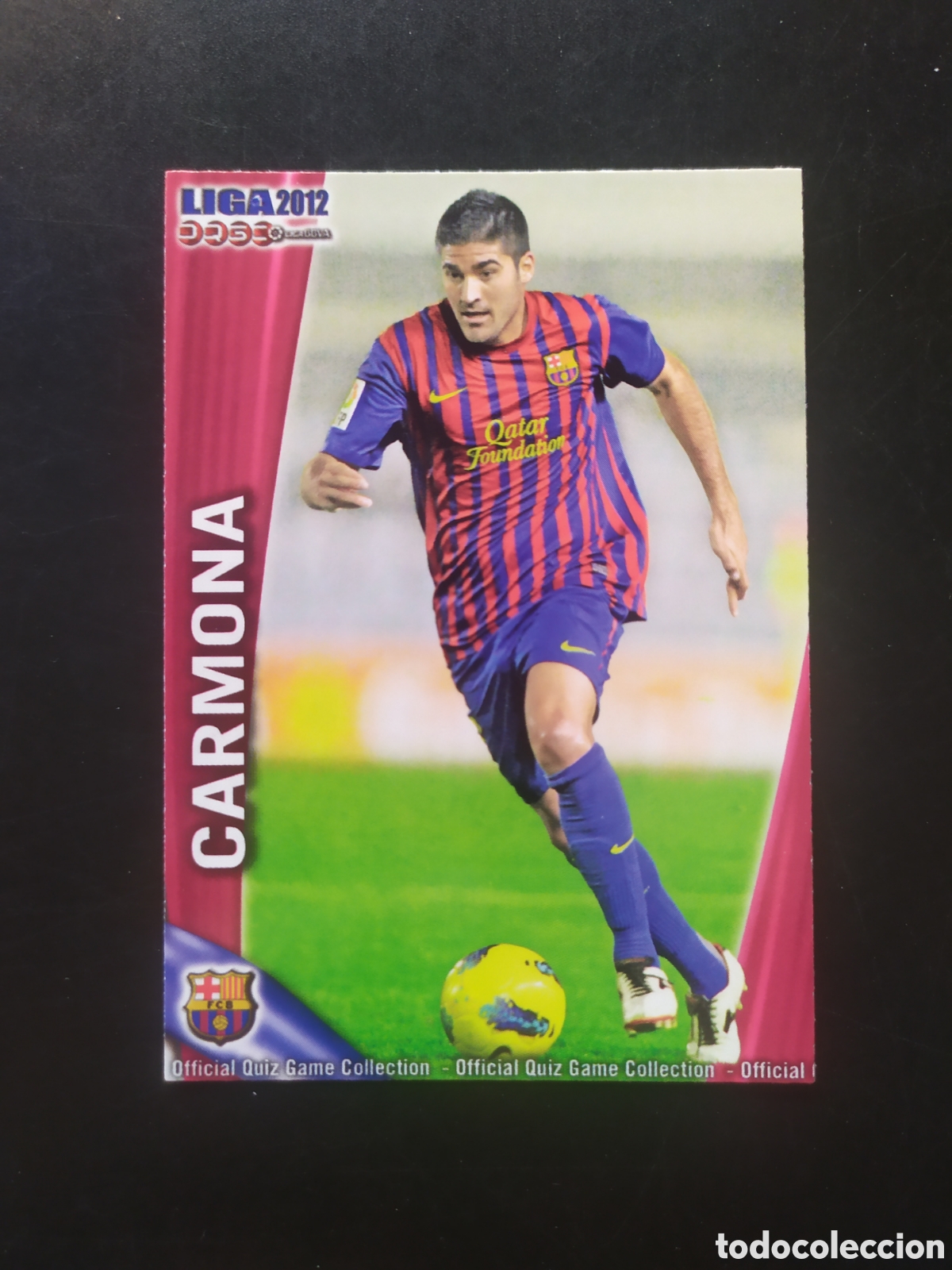 Cromos de f&uacute;tbol: Mundicromo fichas Liga 2011 2012 11 12 Carmona n&deg; 784 Barcelona B