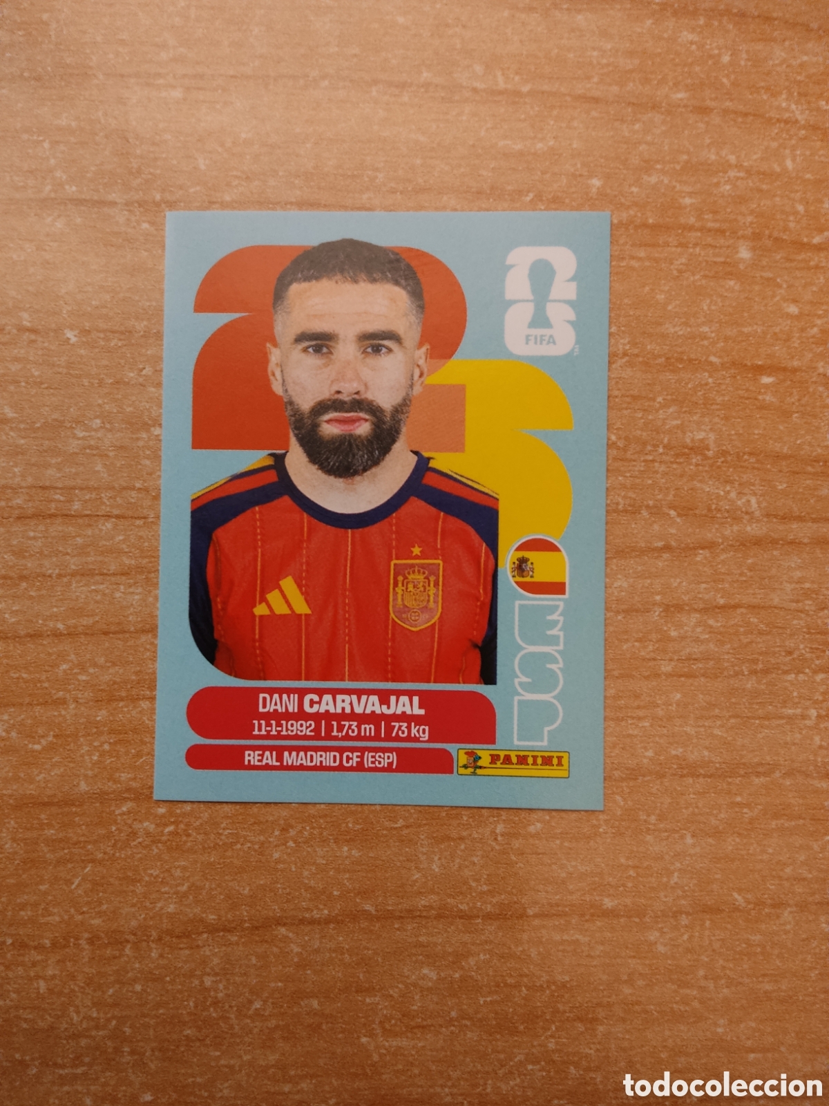 Cromos de f&uacute;tbol: 7 DANIEL CARVAJAL ESPA&Ntilde;A FIFA WORLD CUP 2026