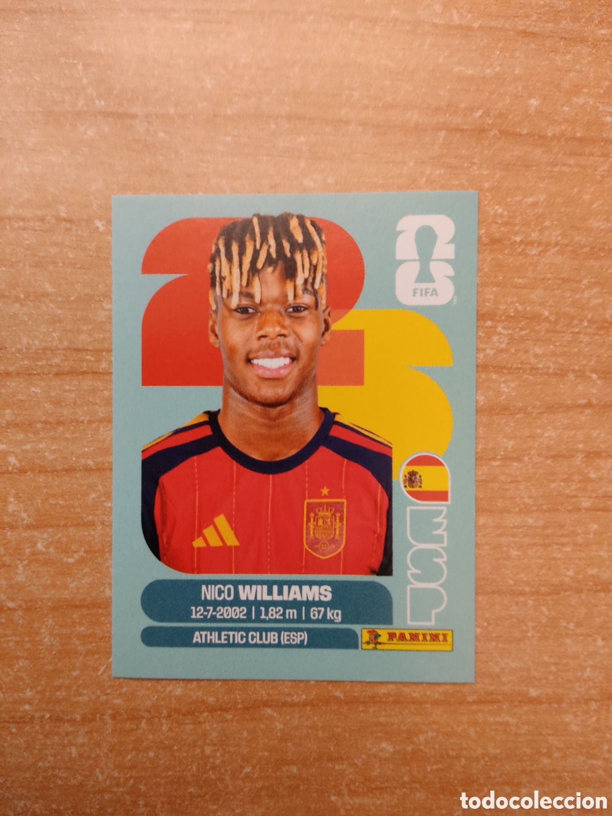 Cromos de f&uacute;tbol: 17 NICO WILLIAMS ESPA&Ntilde;A FIFA WORLD CUP 2026