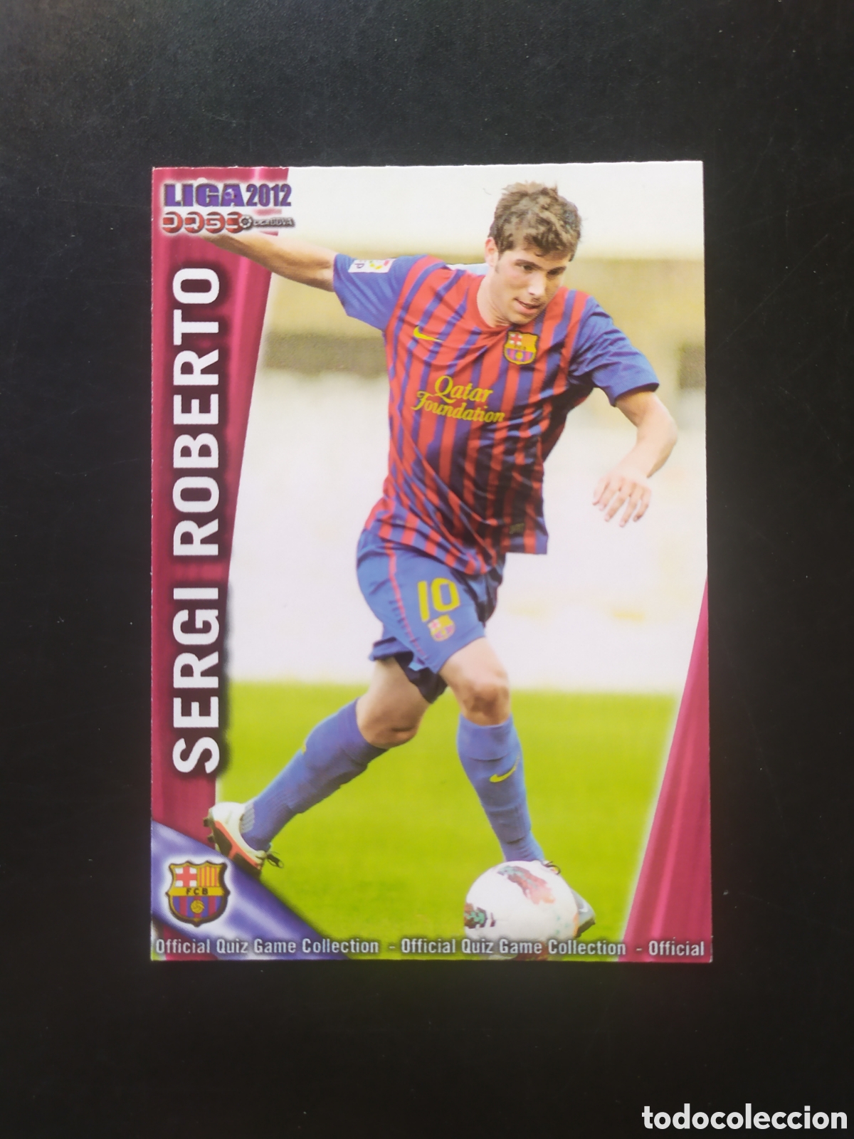 Cromos de f&uacute;tbol: Mundicromo fichas Liga 2011 2012 11 12 Sergi Roberto n&deg; 787 Barcelona B