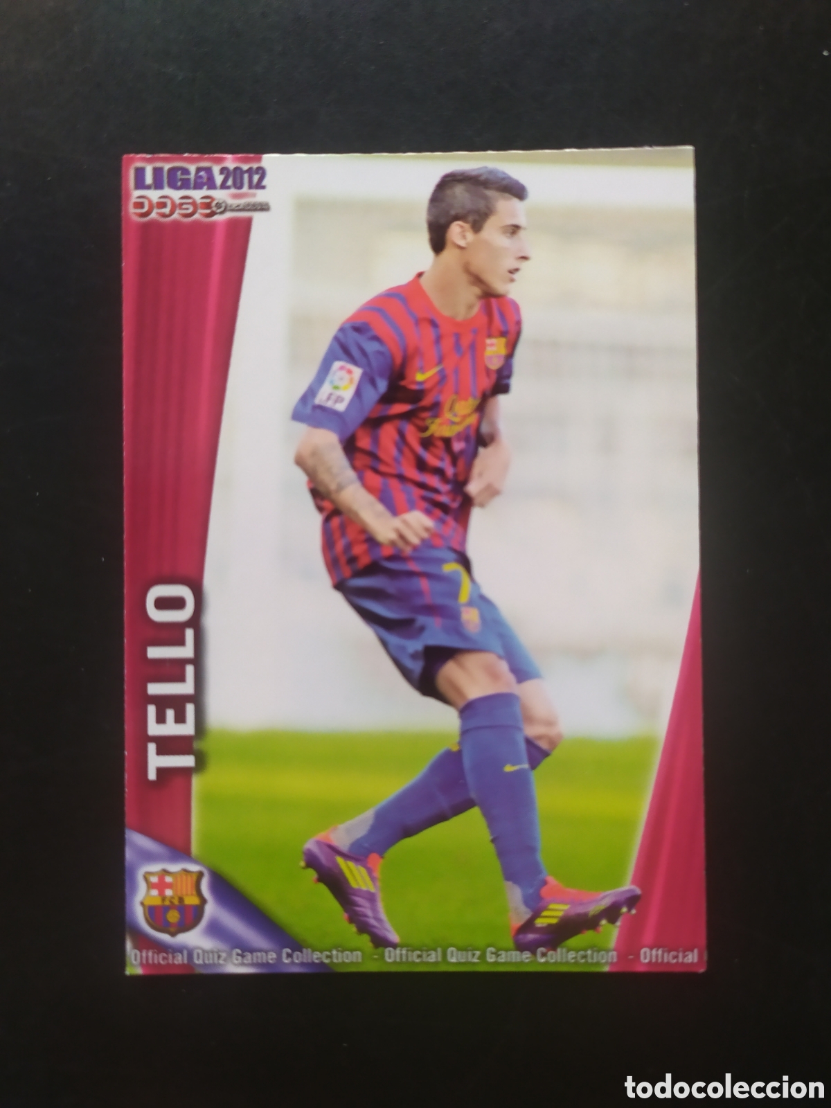 Cromos de f&uacute;tbol: Mundicromo fichas Liga 2011 2012 11 12 Tello n&deg; 791 Barcelona B