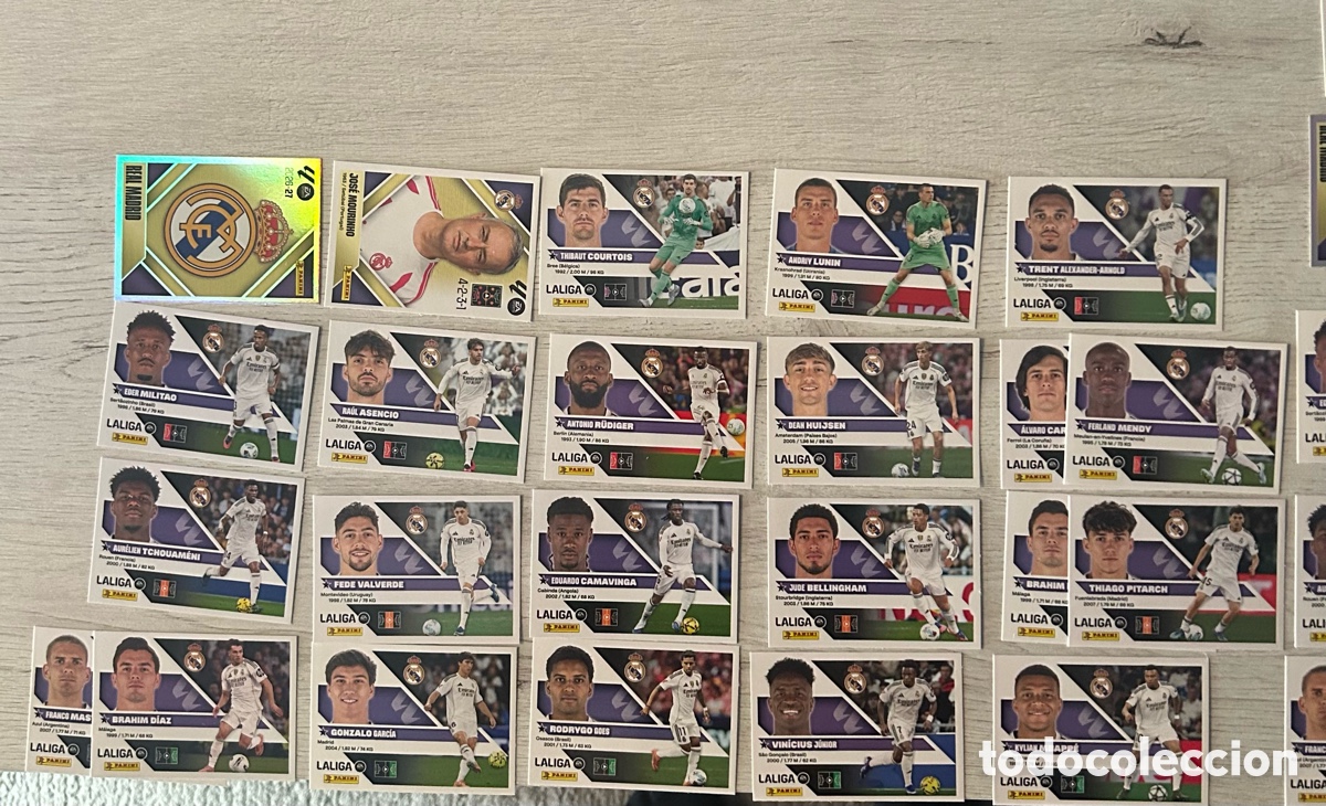 Cromos de f&uacute;tbol: Real Madrid Equipo Completo Liga Este 2026/27 26-27 Panini